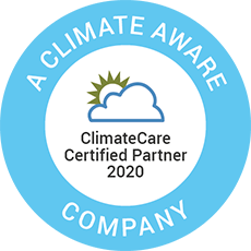 ClimateCare Climate Aware Accreditation Datagraphic sustainability